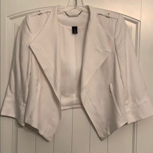 White House Black Market Cropped Jacket